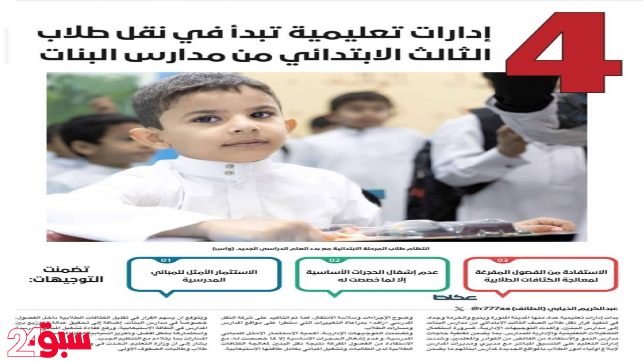 نقل الطلاب من مدارس البنات.. التعليم تعلن استكمال الخطة وتكشف مصيرهم النهائي